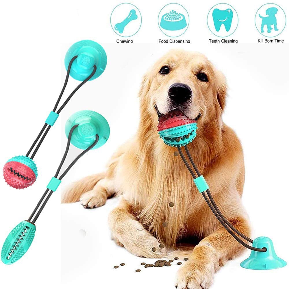 Aophire Suction Cup Dog Toy,Upgraded Dog Chew Double Suction Cup Tug of War Toy  Pet